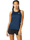 ASICS Core Women's Athletic Blouse Sleeveless Navy Blue
