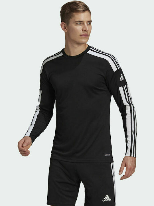 Adidas Squadra 21 Ανδρική Μπλούζα Μακρυμάνικη Black / White