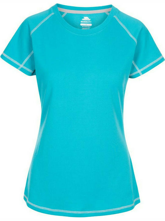 Trespass Viktoria Women's Athletic T-shirt Turquoise FATOTSO10007-MAE