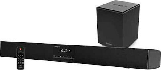 Sonic Gear BT-3500 Soundbar 2.1 Bluetooth και HDMI 30W με Ασύρματο Subwoofer και Τηλεχειριστήριο Μαύρο