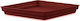 Atmosphera Teller Topf Kunststoff Rot 36x36cm 10.01.0059