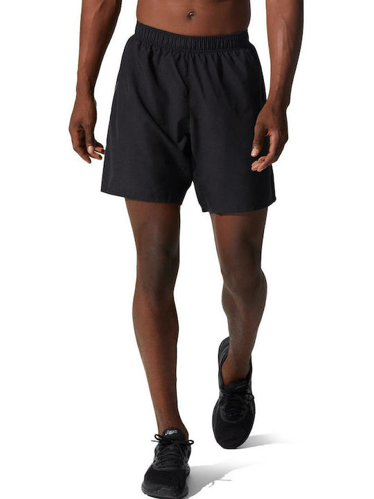 ASICS Core 7" 2 in 1 Αθλητική Ανδρική Βερμούδα Μαύρη