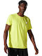 ASICS Core Herren Sport T-Shirt Kurzarm Gelb