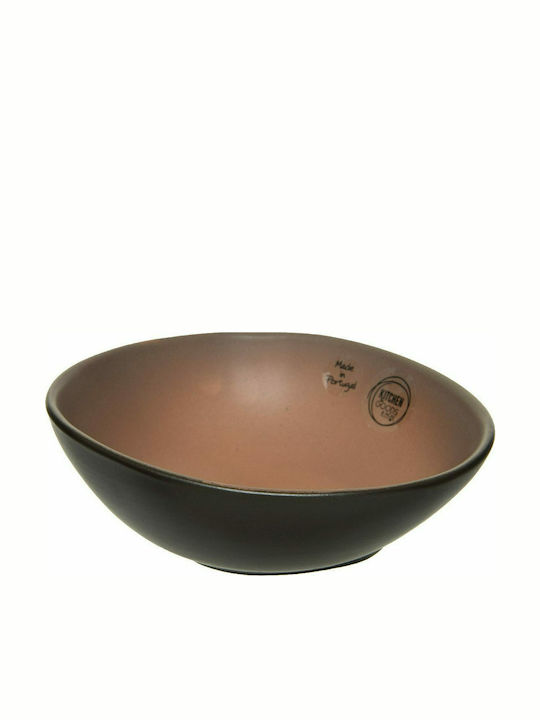 Kaemingk Decorative Bowl Ceramic Black 23.5x23.5x8.5cm