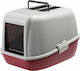 Moderna Magix Cat Toilet Closed with Filter Red L45.5 x W55.5 x H39cm