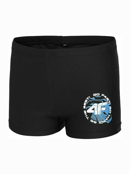 4F Boxer Kinder Badeanzug Badeshorts Schwarz