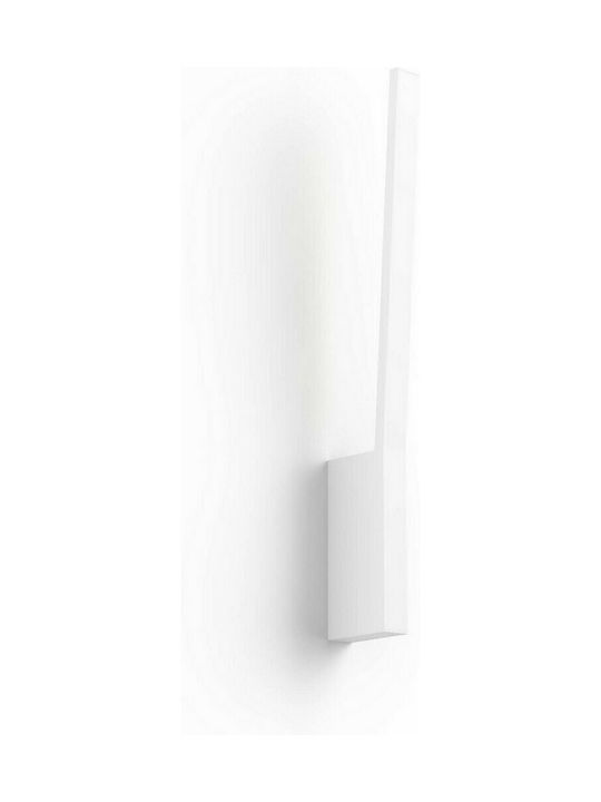 Philips Liane Μοντέρνο Φωτιστικό Τοίχου με Ενσωματωμένο LED RGB σε Λευκό Χρώμα