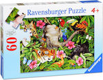 Kinderpuzzle Τροπικοί Φίλοι für 4++ Jahre 60pcs Ravensburger