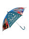 Disney Kinder Regenschirm Gebogener Handgriff Frozen IΙ Blau mit Durchmesser 70cm.