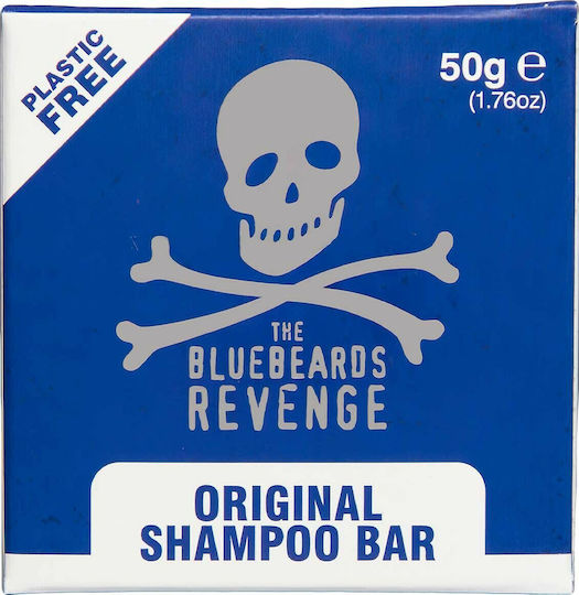 Bluebeards Revenge Șampon Solid de Reconstrucție/Hrană și Hidratare pentru Toate Tipurile de Păr 50gr