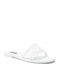 Signature Women's Flat Sandals in White Color