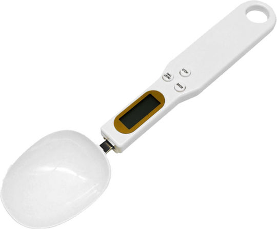 TnS Ψηφιακή Ζυγαριά Κουζίνας Κουτάλι έως 0.5kg Λευκή