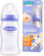 Lansinoh Plastic Bottle with Silicone Nipple for 0+, 0+ m, months 240ml 1pcs