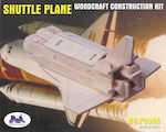 Διακάκης Wooden Construction Toy Shuttle Plane