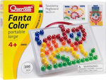 Quercetti Παιχνίδι Κατασκευών Πλαστικό Large Fanta Color Pegboard Portable για Παιδιά 3+ Ετών