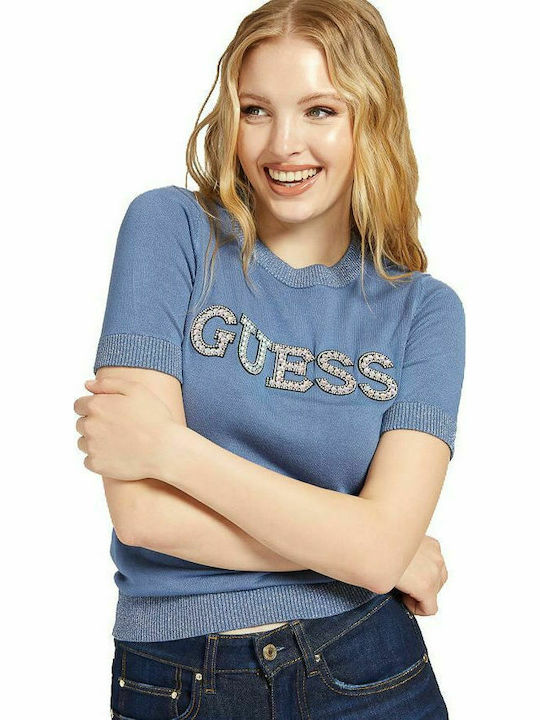 Guess Women's T-shirt Blue