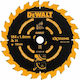 DEWALT Cutting Disc Wood Hole Diameter 184mm with 24 Teeth 1pcs