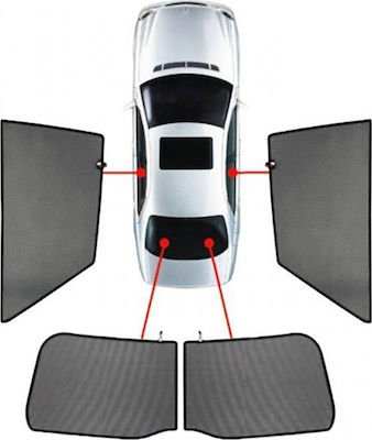 CarShades Πλαϊνά Σκίαστρα Αυτοκινήτου για Toyota Yaris Πεντάπορτο (5D) 4τμχ