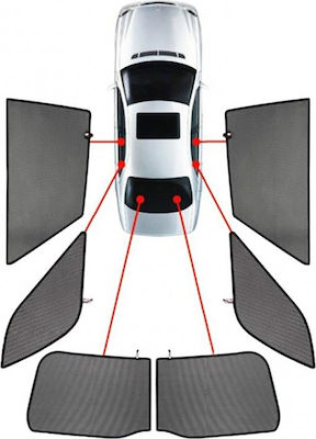 CarShades Πλαϊνά Σκίαστρα Αυτοκινήτου για Seat Arona Πεντάπορτο (5D) 6τμχ