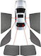 CarShades Car Side Sunshades for Seat Tarraco Five-door (5D) 6pcs