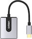 Onten Конвертор USB-C мъжки към HDMI женски Сив 1бр TN-9587S