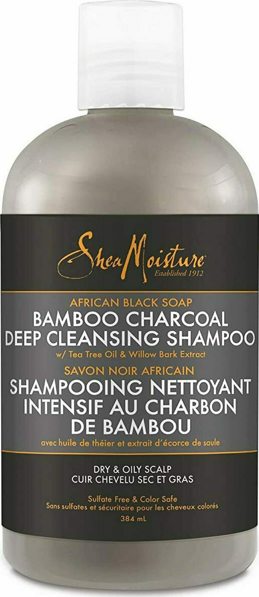 Shea Moisture African Black Bamboo Charcoal Conditioner 384ml Skroutz.gr