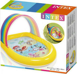 Intex Πισίνα Rainbow Φουσκωτή Πισίνα με Ντους 147x130x86cm