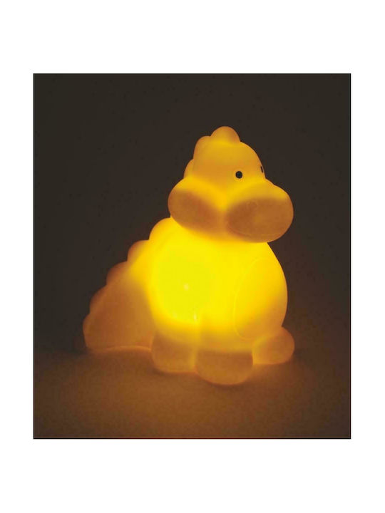 Kids Decorative Lamp DIno White 9x10.5cm