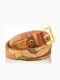 Leather Women's Belt Tabac Brown