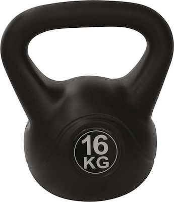 Tunturi PE Kettlebell aus PVC 16kg Schwarz