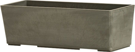 ArtPlast Planter Box Plastic Gray 30x9.5cm.