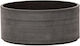 ArtPlast Tamburine Flower Pot 18x7.5cm in Gray Color ATA.018.SB.AN