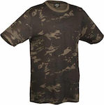 Mil-Tec Tricou Bumbac Multicam Negru