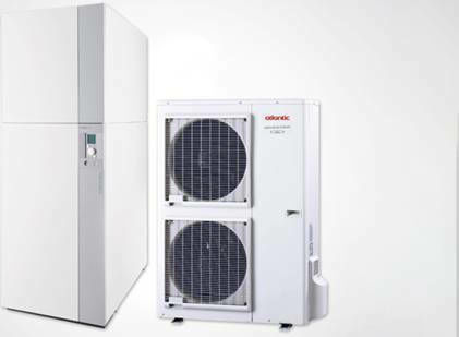 Atlantic Alfea Hybrid Duo Oil A.I. 8 Αντλία Θερμότητας 7.5kW Μονοφασική 80°C Split