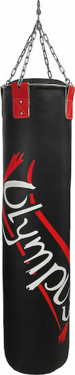 Olympus Sport Synthetic Filled Punching Bag 38kg 120cm Black