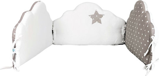 Baby Star Σύννεφο Πάντα Εσωτερική Λευκή 40x200cm