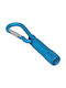 Munkees Schlüsselanhänger Led with Carabiner Metallisch mit LED Blau