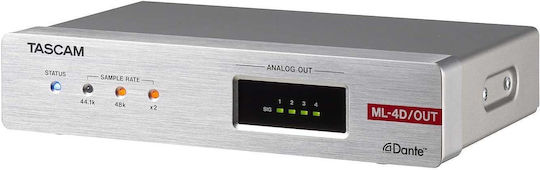 Tascam ML-4D/OUT Convertor Dante Analogue 4 canale cu DSP