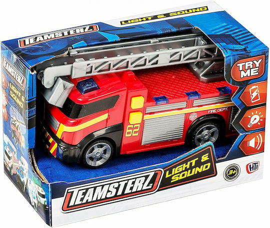 AS Teamsterz Οχήματα Με Φώτα Και Ήχους Πυροσβεστικό Όχημα Φορτηγό Πυροσβεστικό για 3+ Ετών