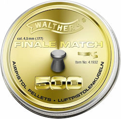 Walther Finale Match Pellets Luftgewehr 4.5mm 500pcs 500pcs 4.1932