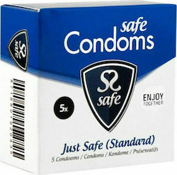 Safe Condoms Prezervative Just Safe 5 Buc 56mm