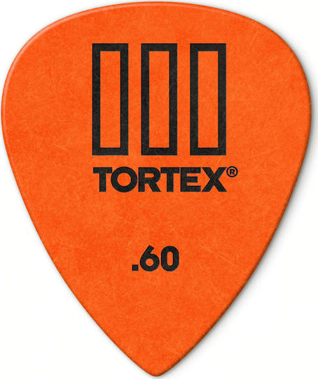 Dunlop Guitar Pick Tortex Thickness 0.60mm 1pc