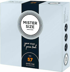 Mister Size Προφυλακτικά Extra Fine Size 57mm 36τμχ 57mm Natural
