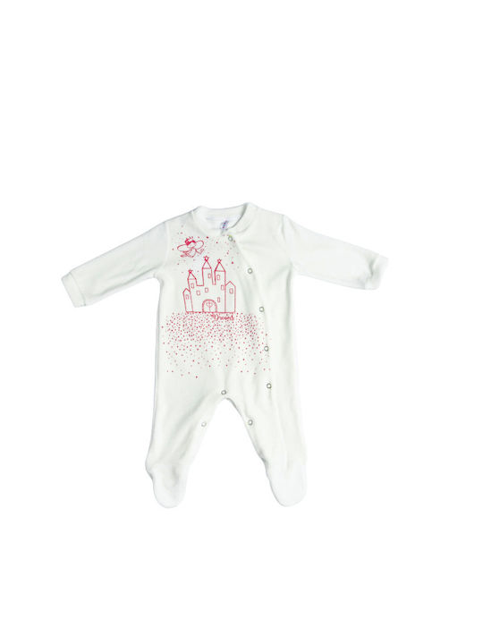 Dreams by Joyce Castle Baby Bodysuit Set Long-Sleeved White