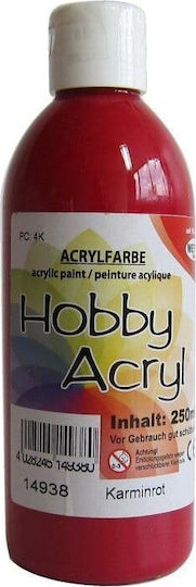 Meyco Hobby Acryl Ακρυλικό Χρώμα Ζωγραφικής Κόκκινο 250ml