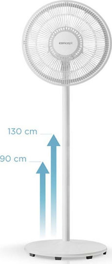 Concept Pedestal Fan 40W 40cm Diameter White