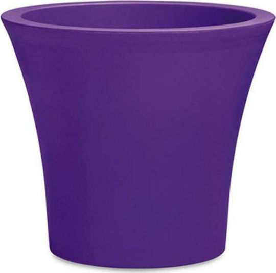 Atmosphera City with Wheels Pot Plastic Violet 40x40x38cm.