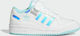 Adidas Παιδικά Sneakers Forum Iridescent για Κορίτσι Cloud White / Supplier Colour / Pulse Aqua