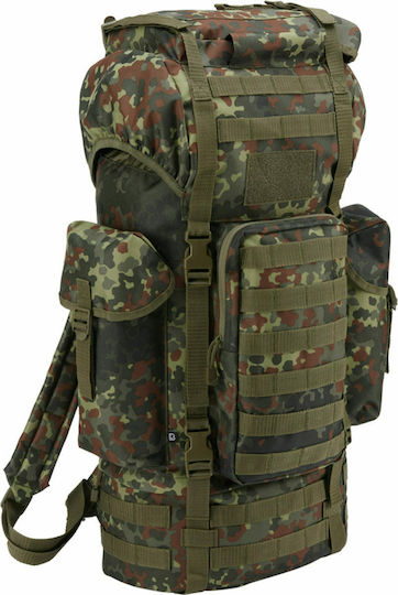 Brandit Kampfrucksack Molle Военна Чантичка Раници от Полиестер Цифров камуфлаж Flecktarn 66лт