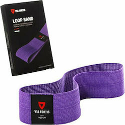 Via Fortis Resistance Band Loop Moderate Purple